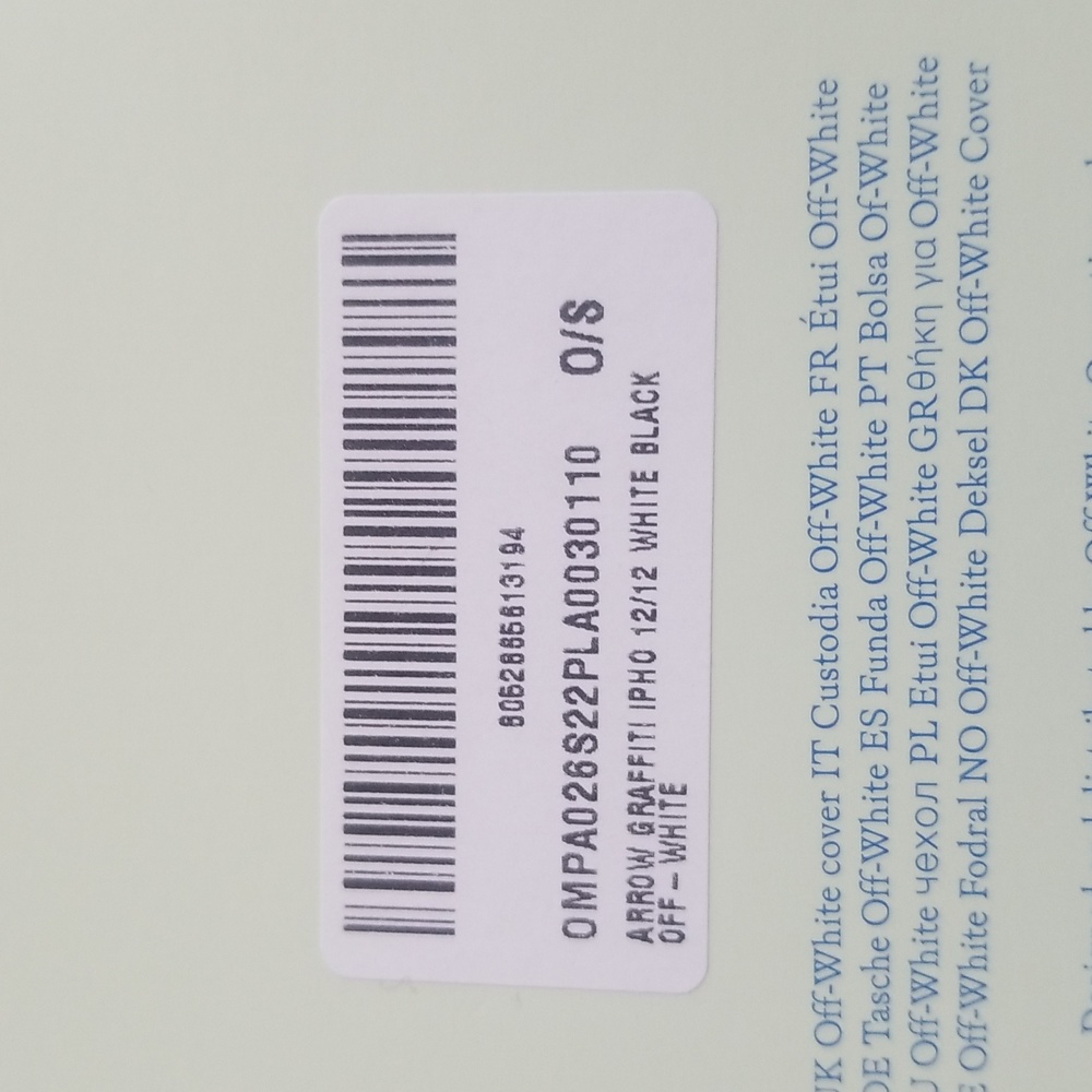 OFF-WHITE New iphone 12 hard shell Arrow Case NEW in Box - Picture 4 of 9
